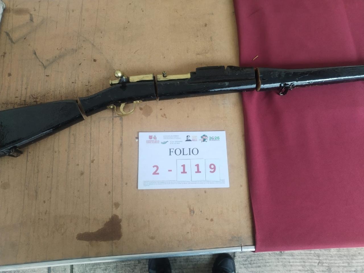 Aseguran 45 armas de fuego en programa Sí al desarme, sí a la paz en CDMX