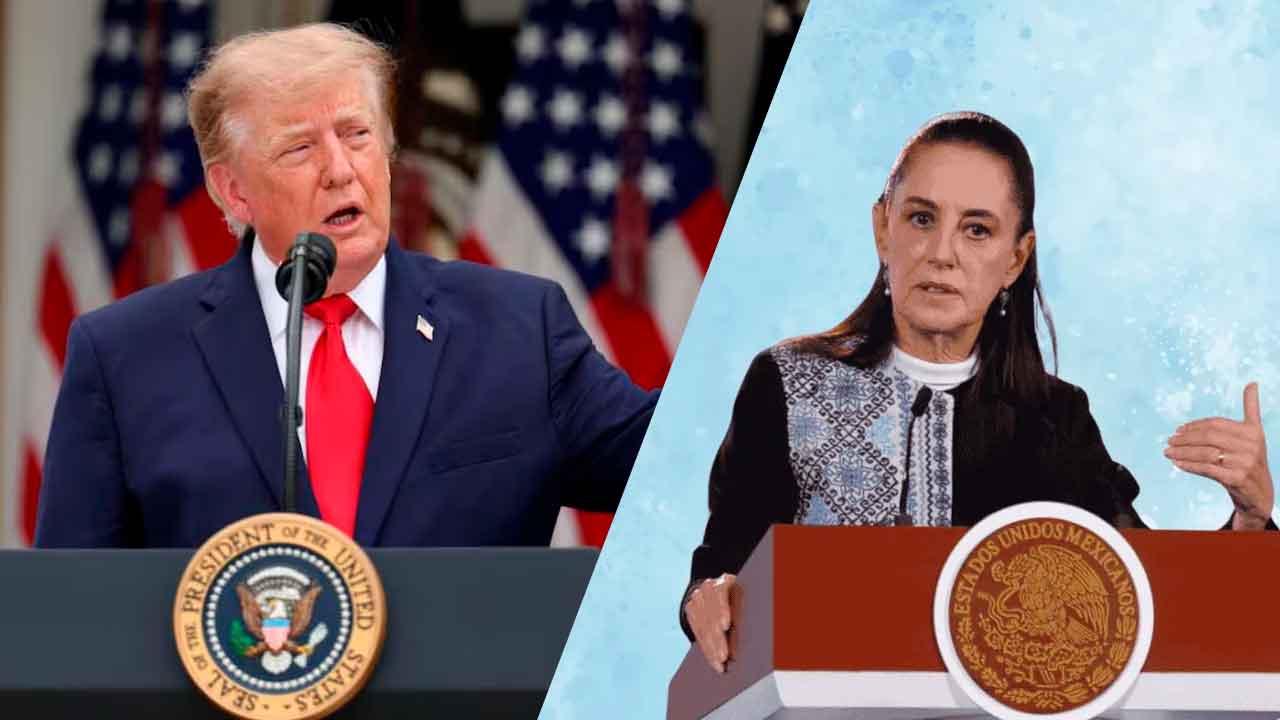 Trump revive el pasado de Claudia Sheinbaum como bailarina y relata llamada por el “golfo de América”