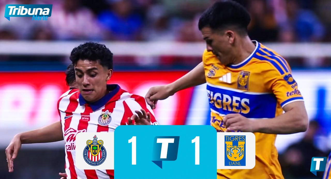 Empatan 1-1 Tigres y Chivas