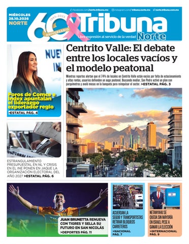 Cubierta de la versión impresa del 27 Oct 2026