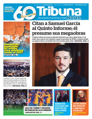 Cubierta de la versión impresa del 08 Oct 2026